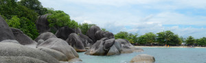 keindahan pantai Tanjung Tinggi, Belitung