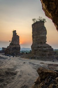 embracing the sunset at Brown Canyon