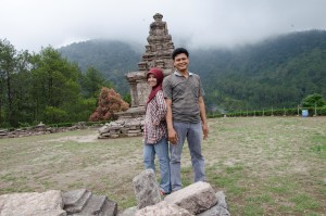 sayang langit tertutup kabut dan mendung, jadi gunung ungarannya ga keliatan :(