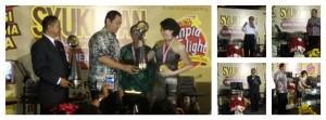 penyerahan piala&medali dr LEPRID kepada Lunpia Delight