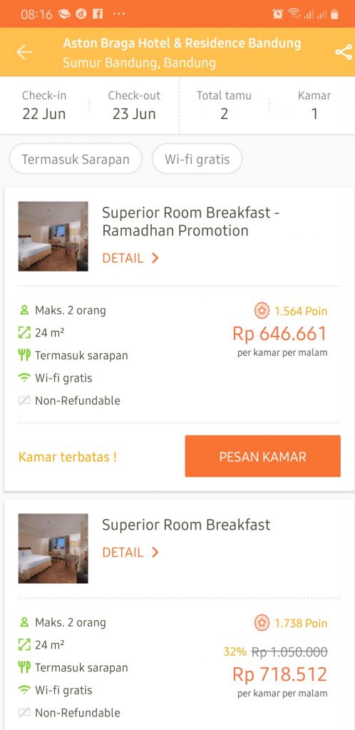 pesan hotel Aston Braga di pegipegi.com