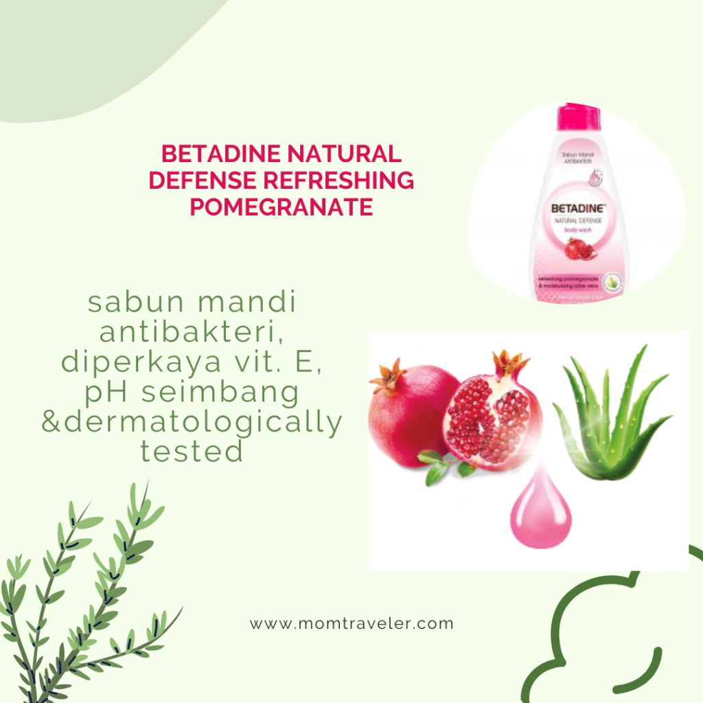 betadine natural defense nourishing pomegranate and aloevera
